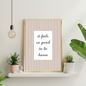 It Feels So Good To Be Home Wall Art | Aesthetic Living Room Decor